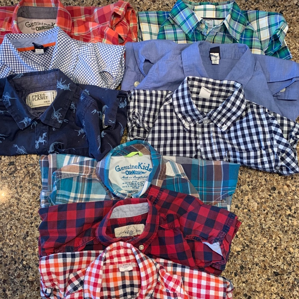 Lot of 3T button down shirts